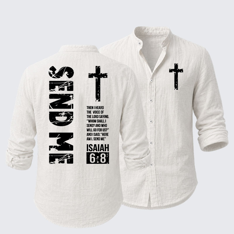 Send Me Isaiah 6:8 Resort Casual Shirt