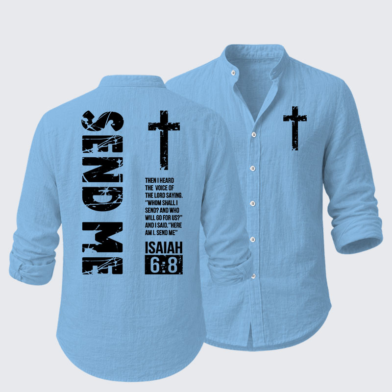 Send Me Isaiah 6:8 Resort Casual Shirt
