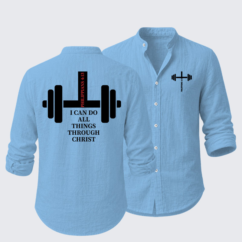 Fitness Philippians 4:13 Resort Casual Shirt