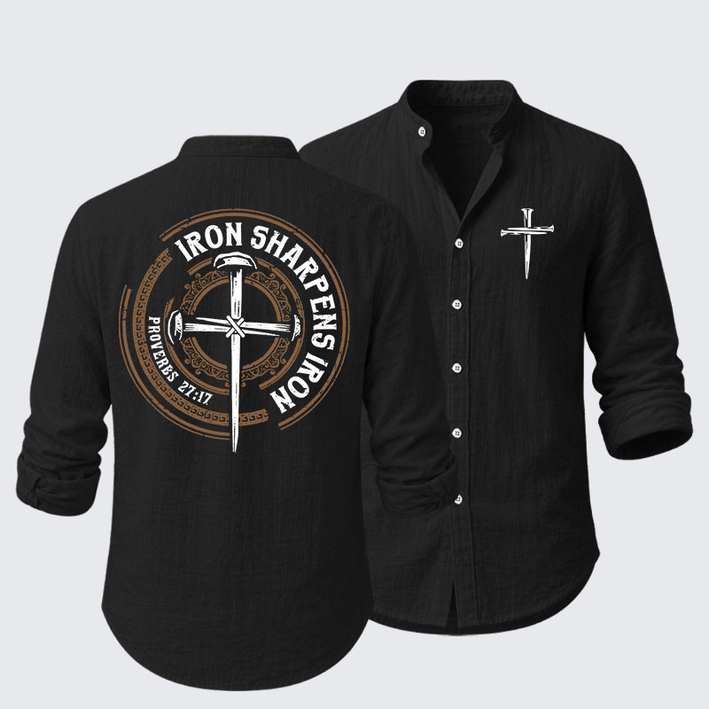 Iron Sharpens Iron - Proverbs 27:17 Resort Casual Shirt