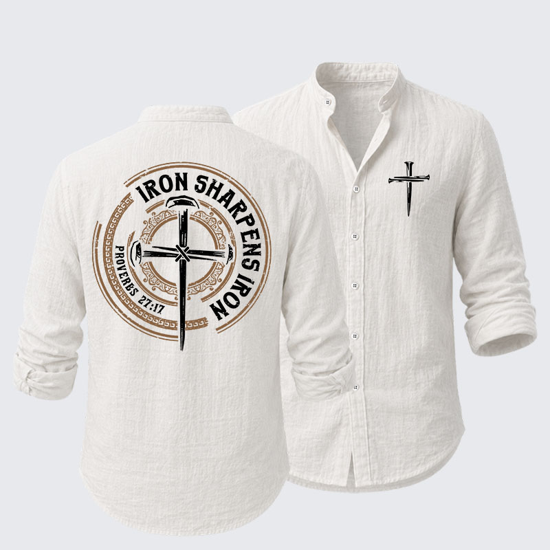 Iron Sharpens Iron - Proverbs 27:17 Resort Casual Shirt