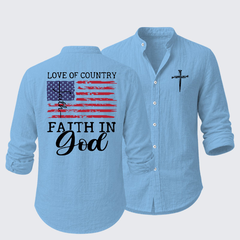 Faith In God  Resort Casual Shirt