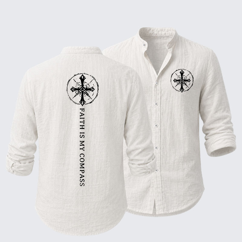 Faith Is My Compass Resort Casual Shirt