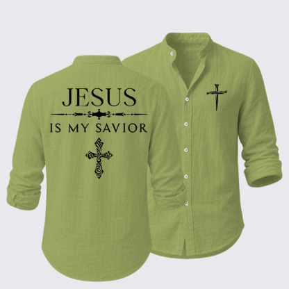 Jesus Is My Savior Casual Shirt
