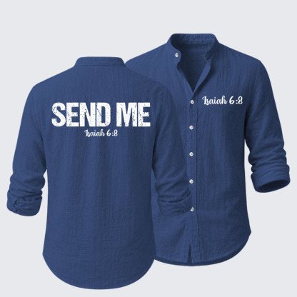 Isaiah 6:8 - SEND ME Resort Casual Shirt