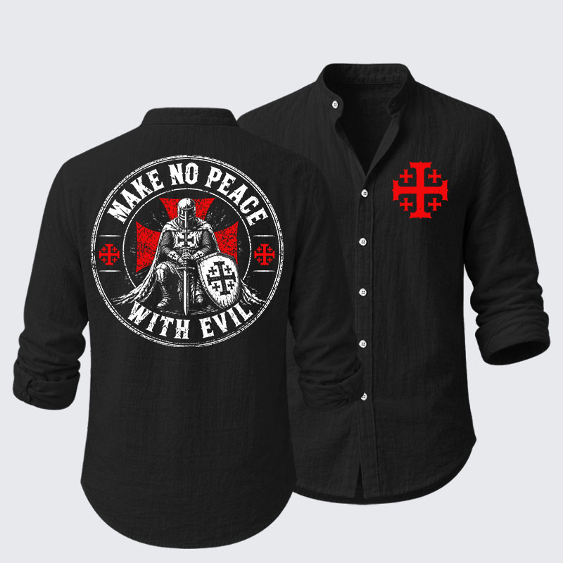 Make No Peace With Evil Resort Casual Shirt