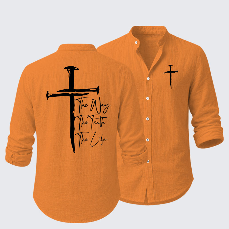Jesus The Way The Truth The Life Resort Casual Shirt