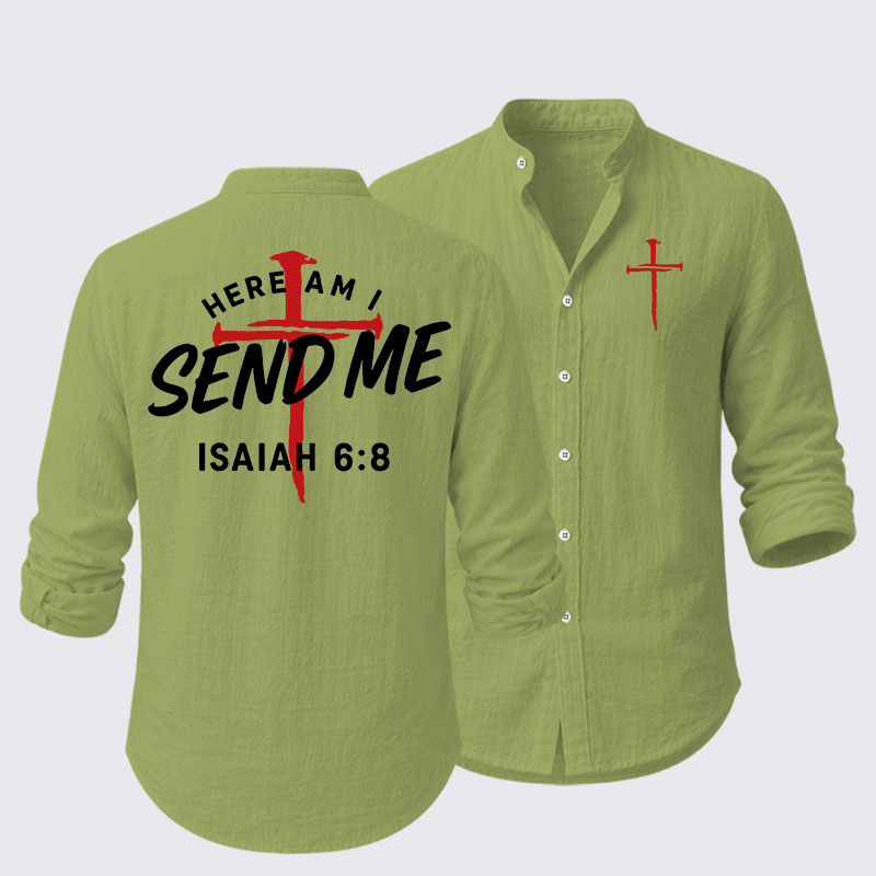 Here Am I Send Me Resort Casual Shirt