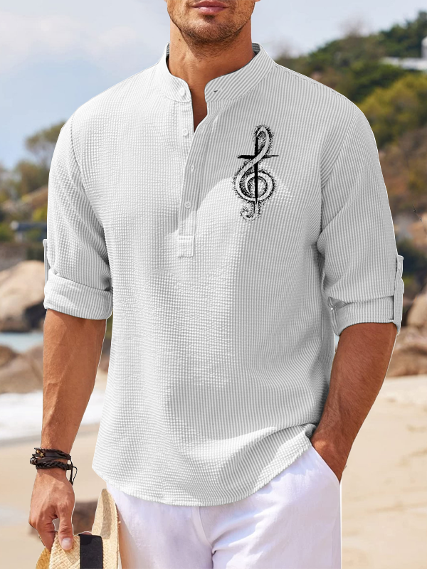 Voice of Faith Jesus God Christian Simple Resort Casual Shirt