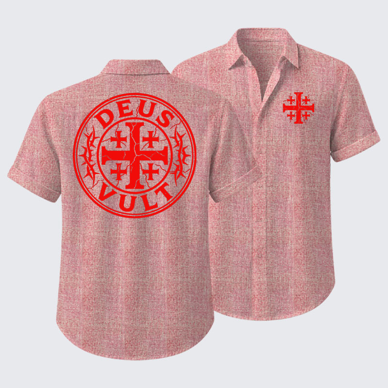 Deus Vult Short Sleeve Shirt