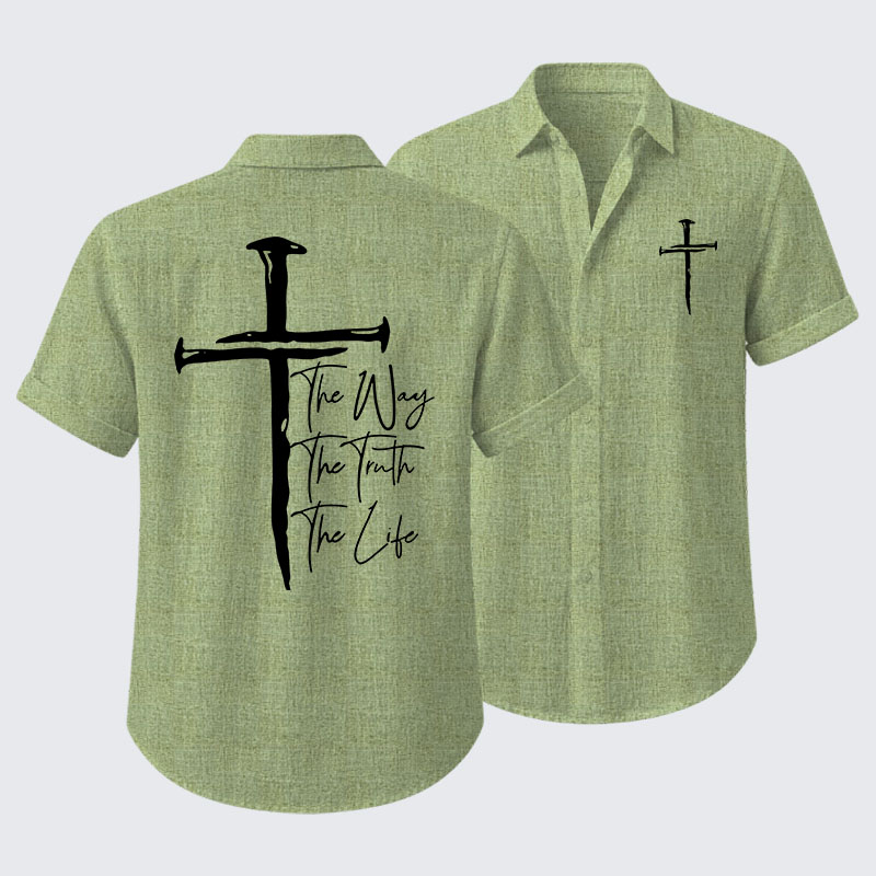 Jesus The Way The Truth The Life Short Sleeve Shirt