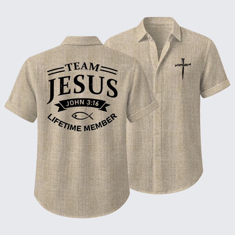 Jesus Team Short Sleeve Shirt