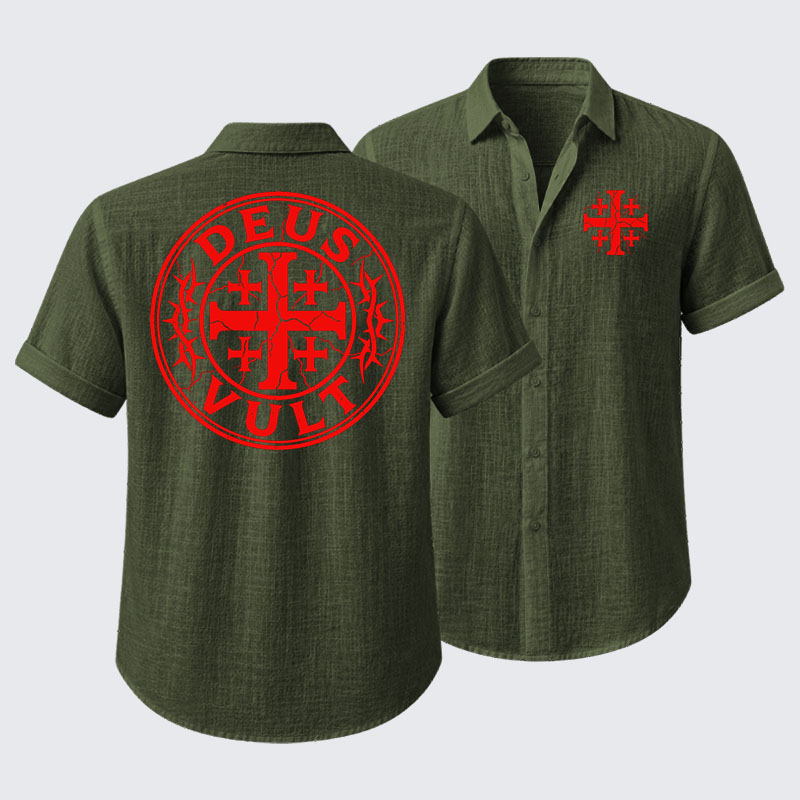 Deus Vult Short Sleeve Shirt