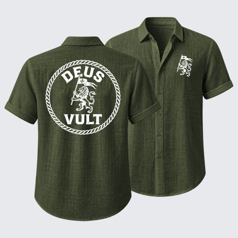Deus Vult Short Sleeve Shirt
