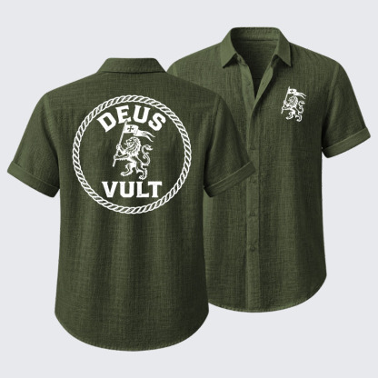 Deus Vult Short Sleeve Shirt