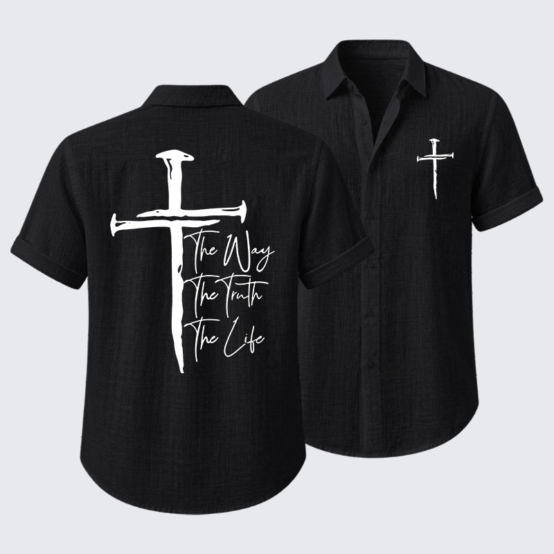Jesus The Way The Truth The Life Short Sleeve Shirt