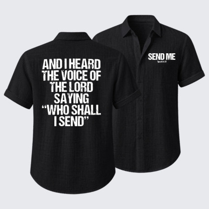  Send Me Isaiah 6:8 Short Sleeve Shirt