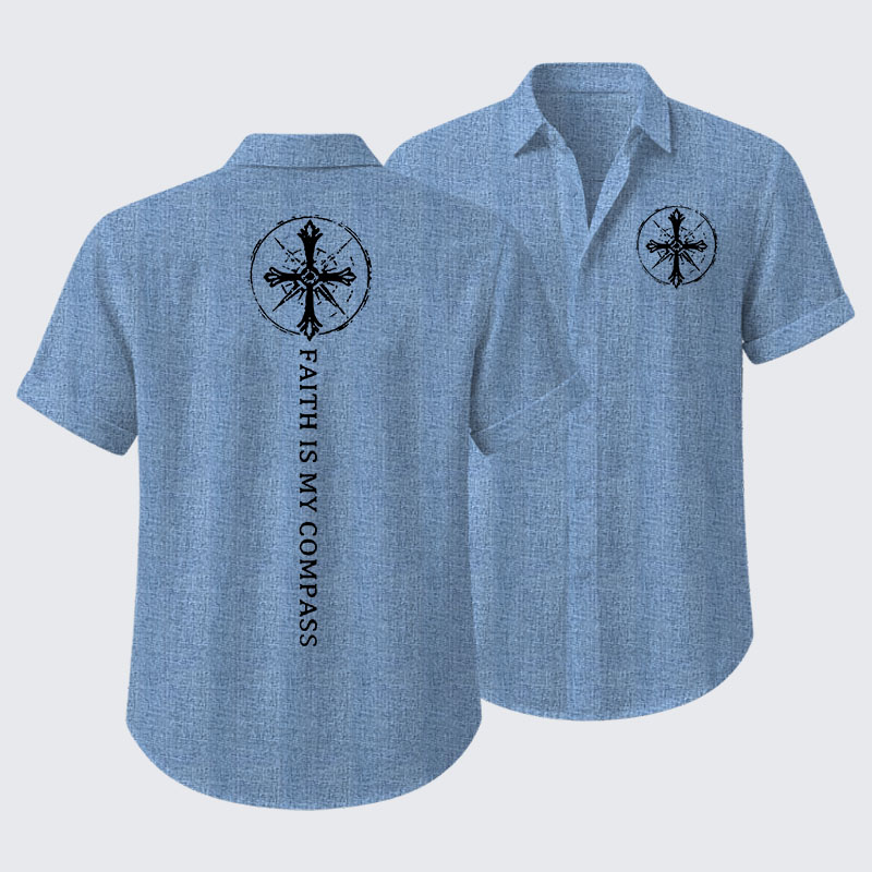 Faith Is My Compass Short Sleeve Shirt