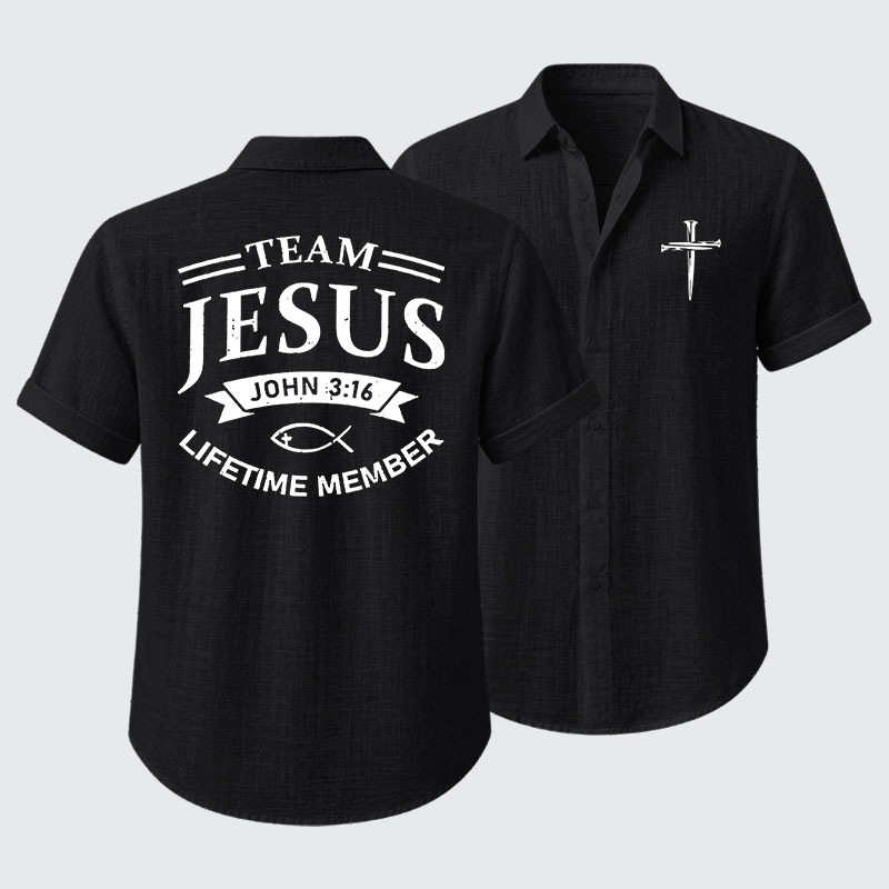 Jesus Team Short Sleeve Shirt