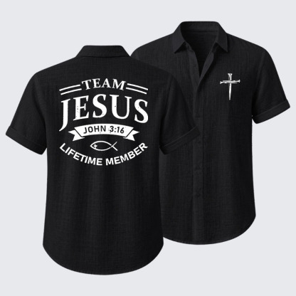 Jesus Team Short Sleeve Shirt