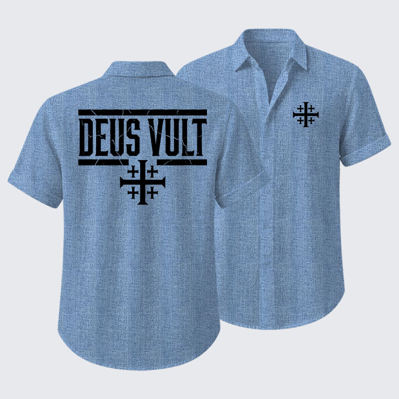 Deus Vult Short Sleeve Shirt