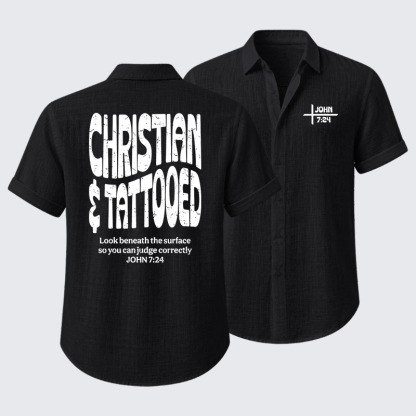 Christian & Tattooed Short Sleeve Shirt