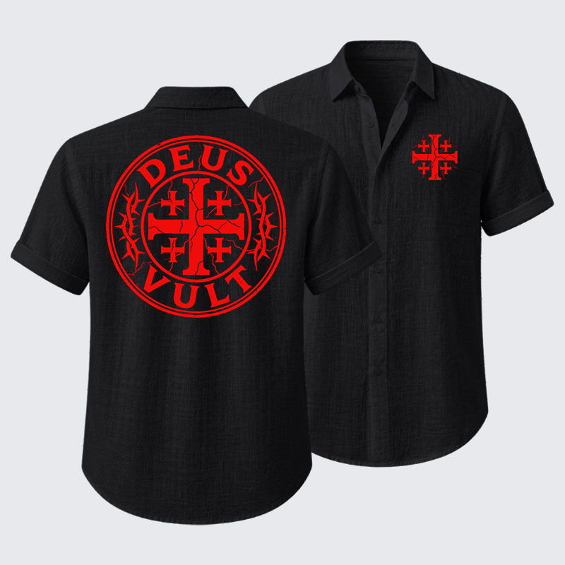 Deus Vult Short Sleeve Shirt
