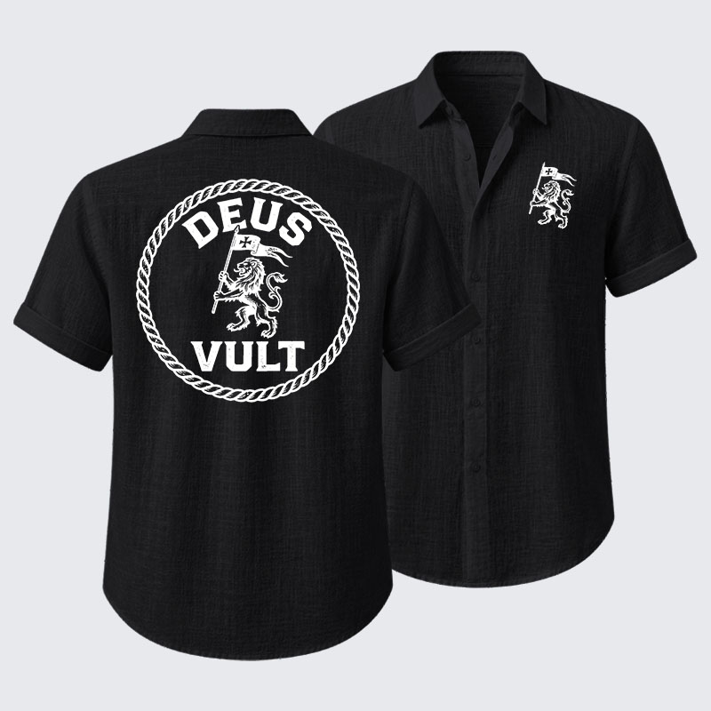 Deus Vult Short Sleeve Shirt