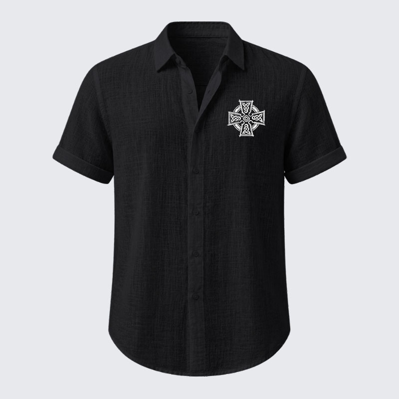 Celtic Cross Short Sleeve Shirt