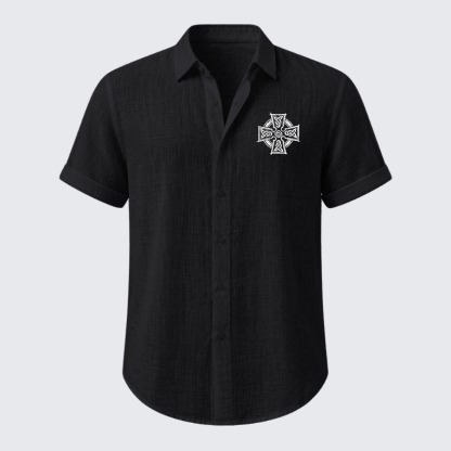 Celtic Cross Short Sleeve Shirt