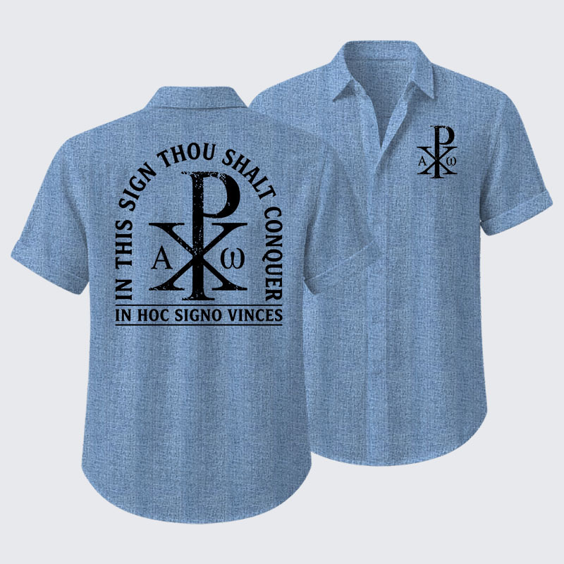 In Hoc Signo Vinces Short Sleeve Shirt