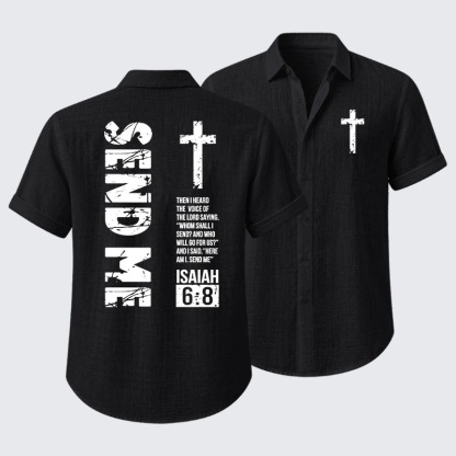 Send Me Isaiah 6:8 Short Sleeve Shirt