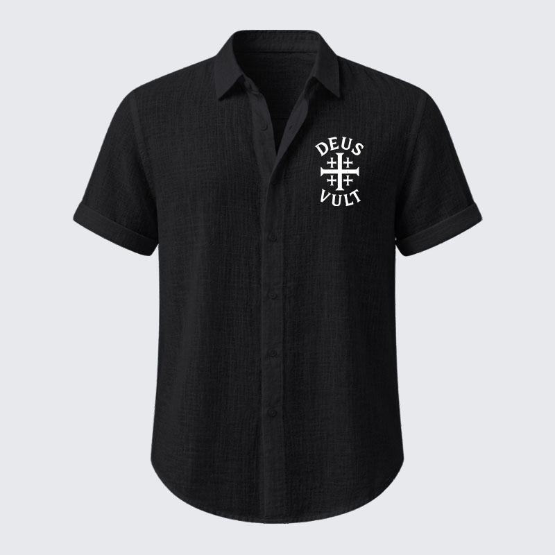 Deus Vult Short Sleeve Shirt