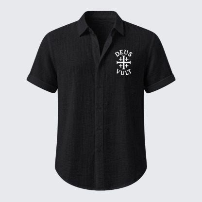 Deus Vult Short Sleeve Shirt