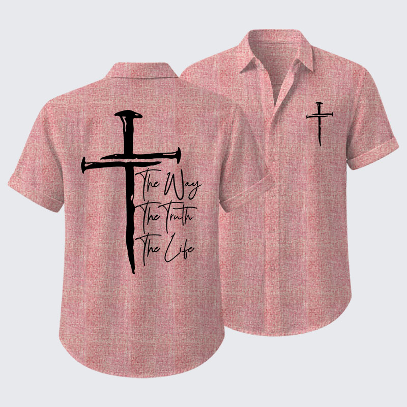 Jesus The Way The Truth The Life Short Sleeve Shirt
