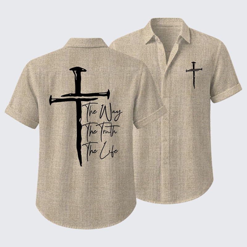 Jesus The Way The Truth The Life Short Sleeve Shirt
