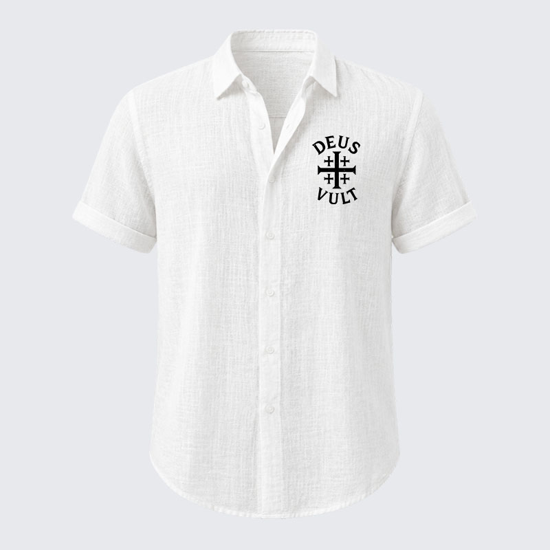 Deus Vult Short Sleeve Shirt