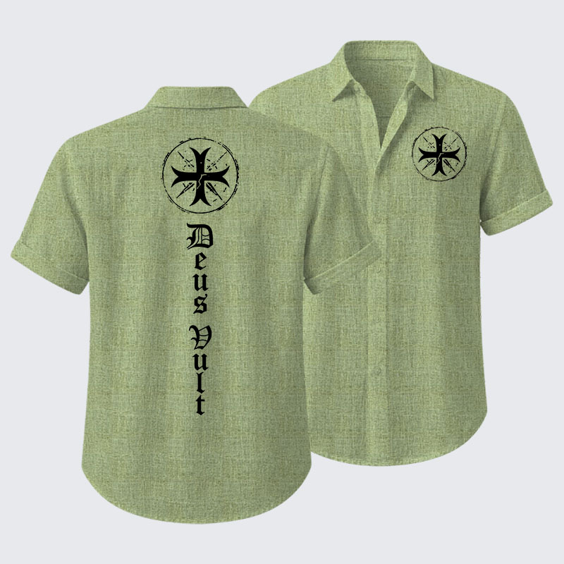 Deus Vult Short Sleeve Shirt