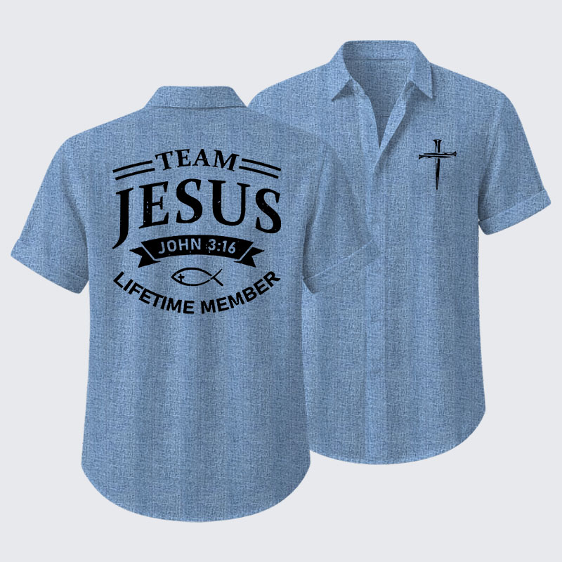 Jesus Team Short Sleeve Shirt