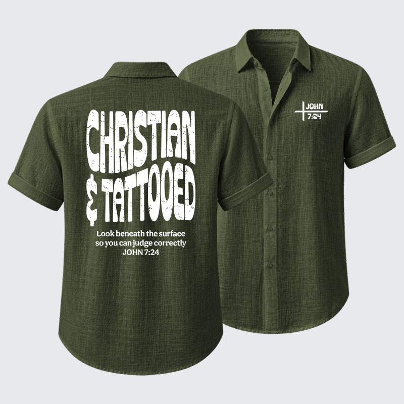 Christian & Tattooed Short Sleeve Shirt