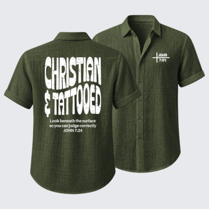 Christian & Tattooed Short Sleeve Shirt