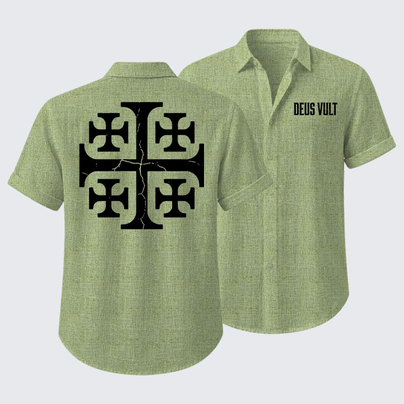 Deus Vult Short Sleeve Shirt