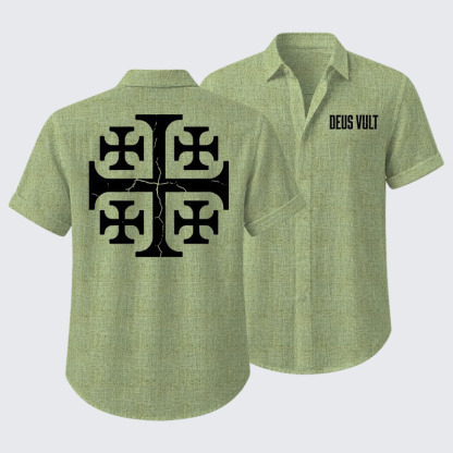 Deus Vult Short Sleeve Shirt
