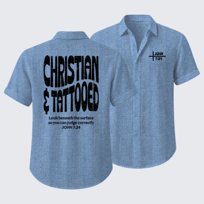 Christian & Tattooed Short Sleeve Shirt