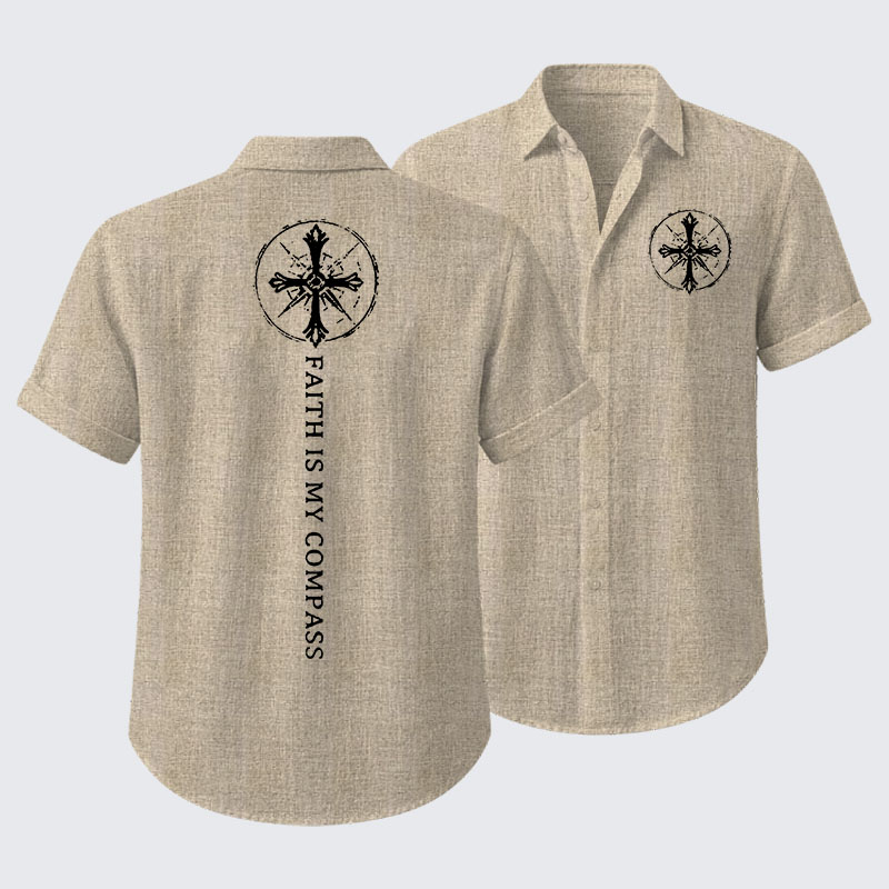 Faith Is My Compass Short Sleeve Shirt