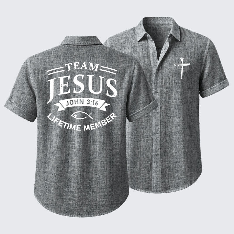 Jesus Team Short Sleeve Shirt
