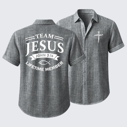 Jesus Team Short Sleeve Shirt