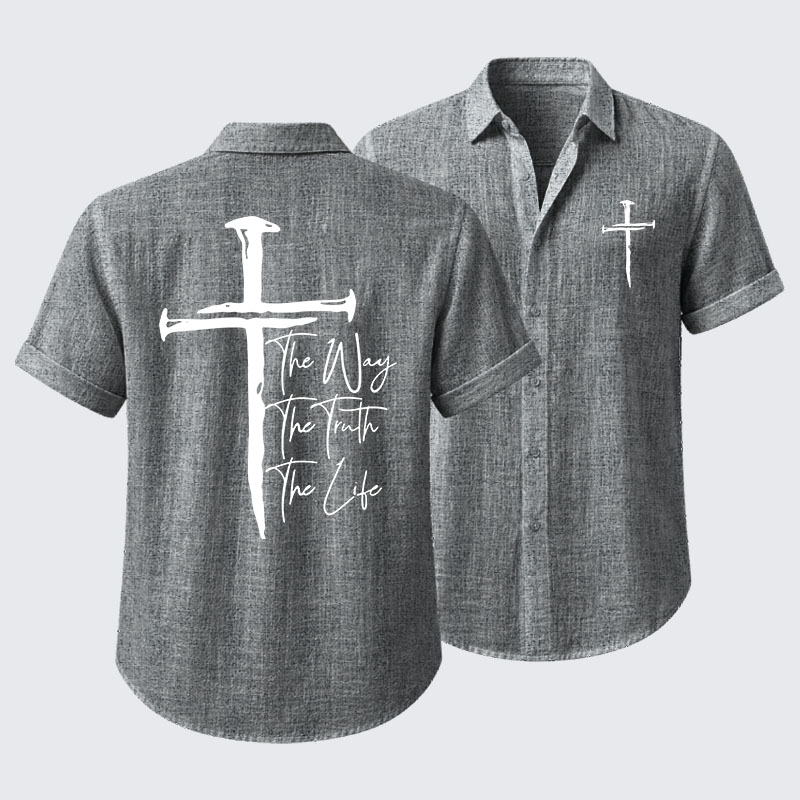 Jesus The Way The Truth The Life Short Sleeve Shirt