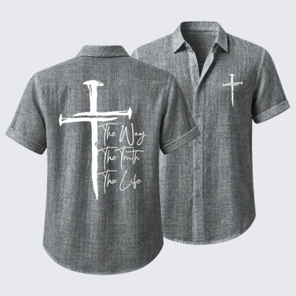 Jesus The Way The Truth The Life Short Sleeve Shirt