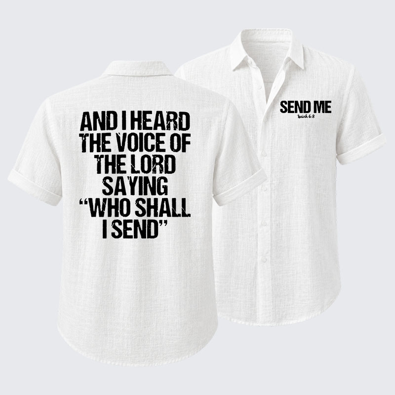 Send Me Isaiah 6:8 Short Sleeve Shirt